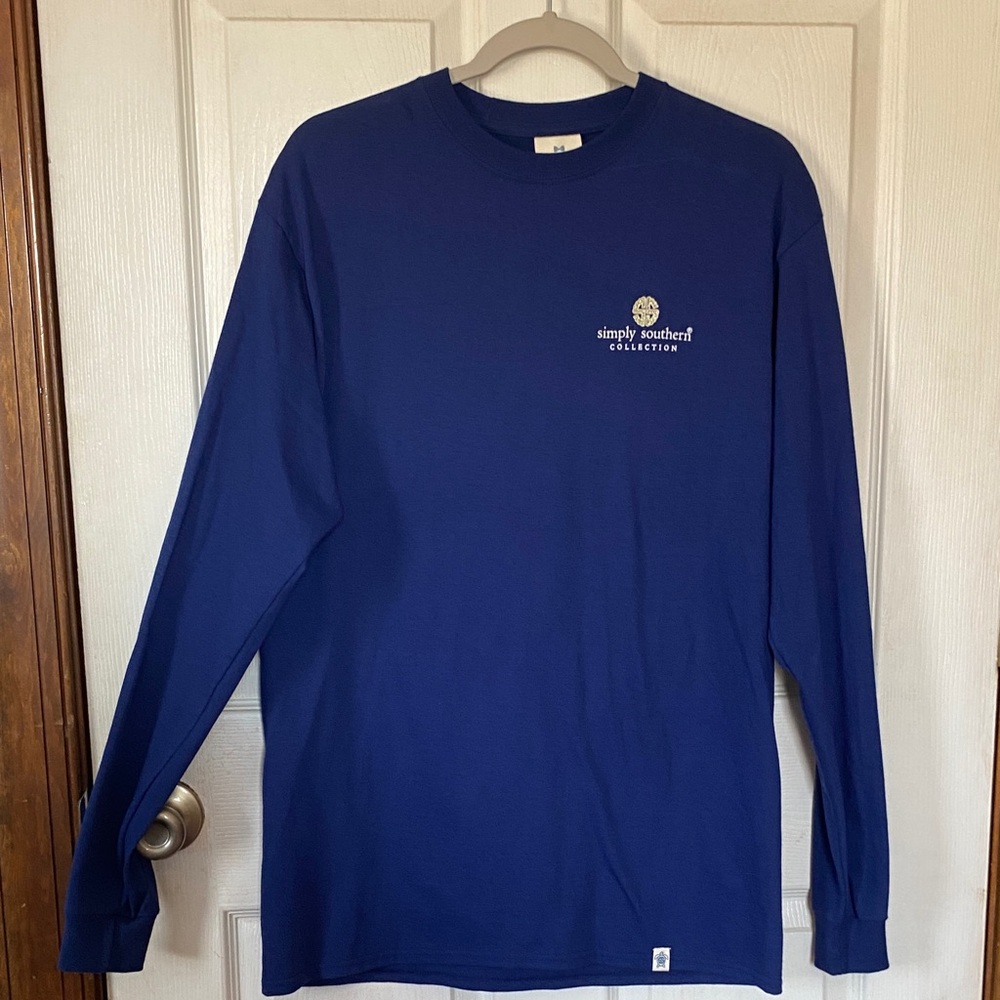 Simply Southern Women’s Navy Blue Long Sleeve Shirt